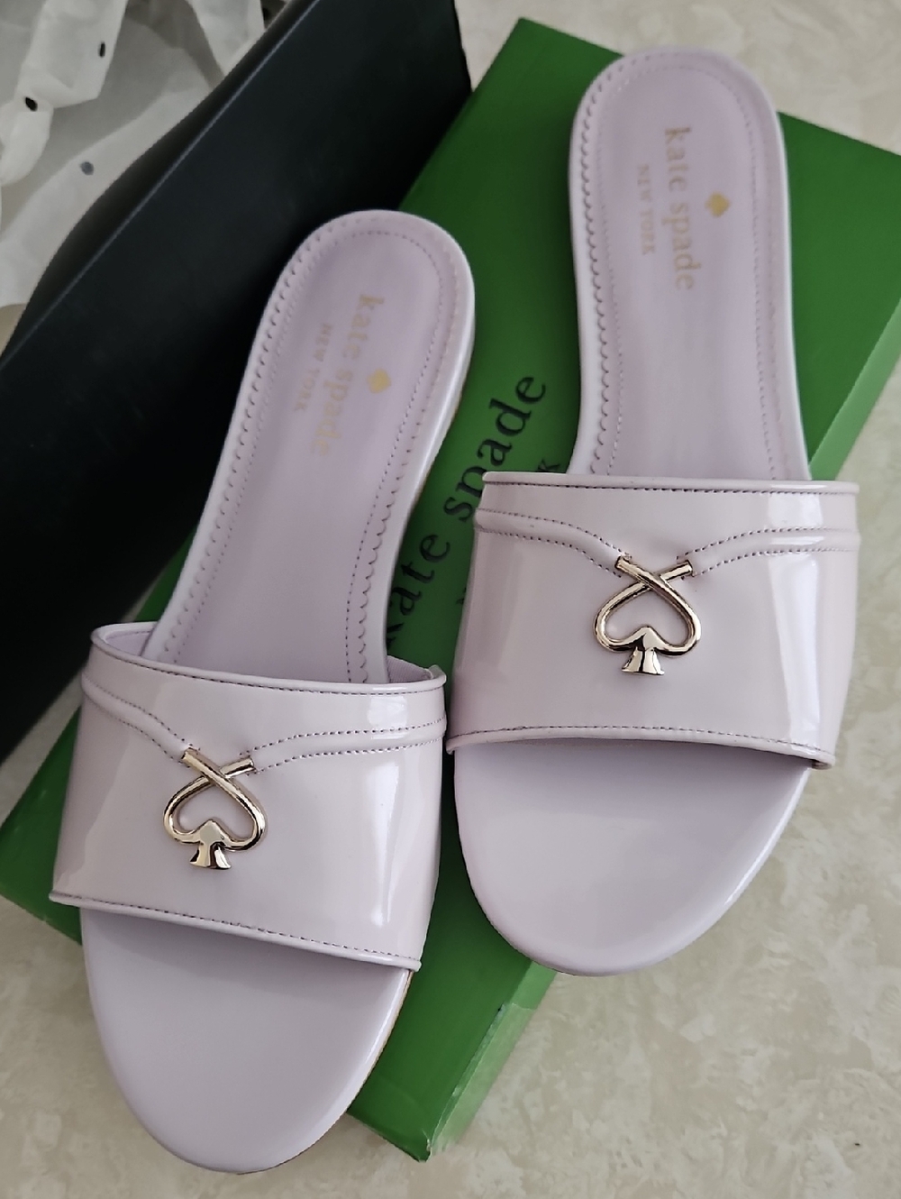 kate spade Kendra Slide Mules Shoes, Size 8.5B NWT.